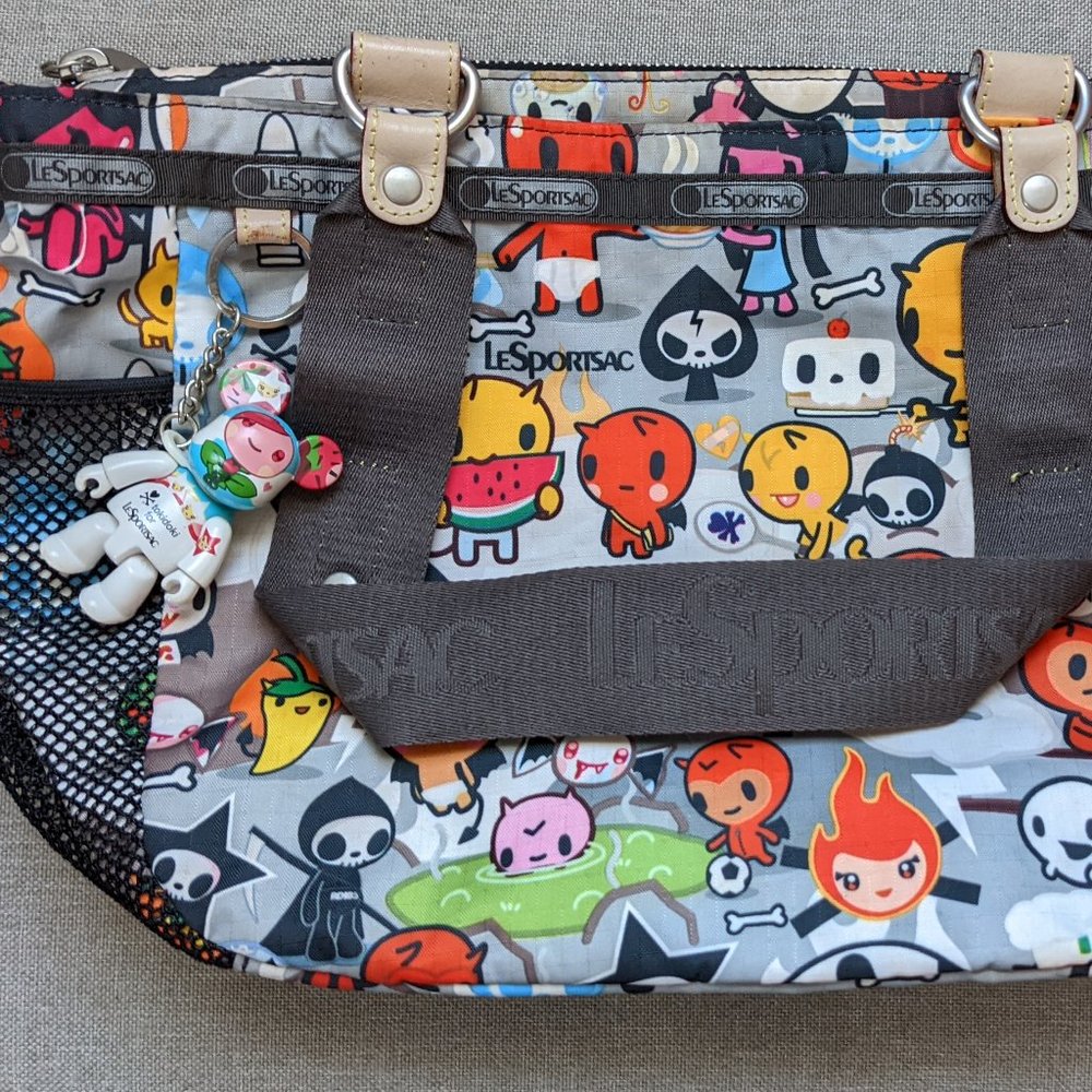 Tokidoki x lesportsac rare inferno shoulder bag cute Kawaii purse